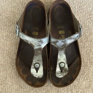 Birkenstock Gizeh Sandal Silver 39